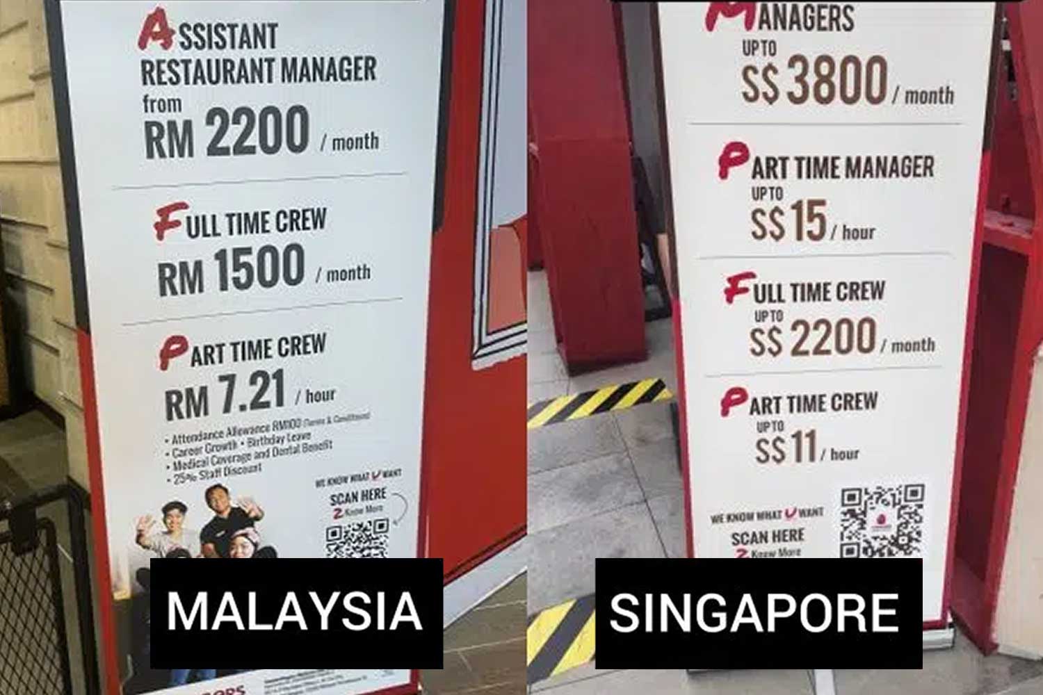 'Iklan syarikat dan jawatan yang sama, tapi tengoklah beza tawaran gaji Malaysia dan Singapura'