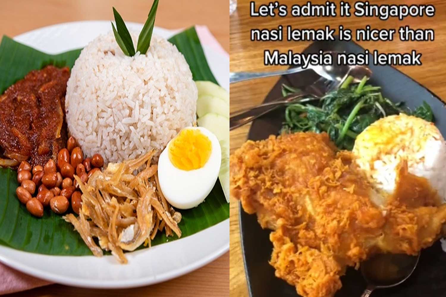 Netizen persoal dakwaan nasi lemak Singapura lagi sedap dari Malaysia