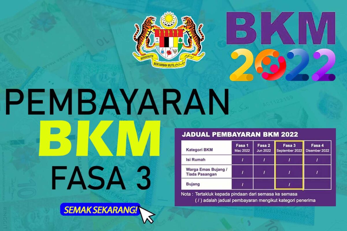 Bayaran BKM Fasa 3: Semak Tarikh Dan Jumlah Disini