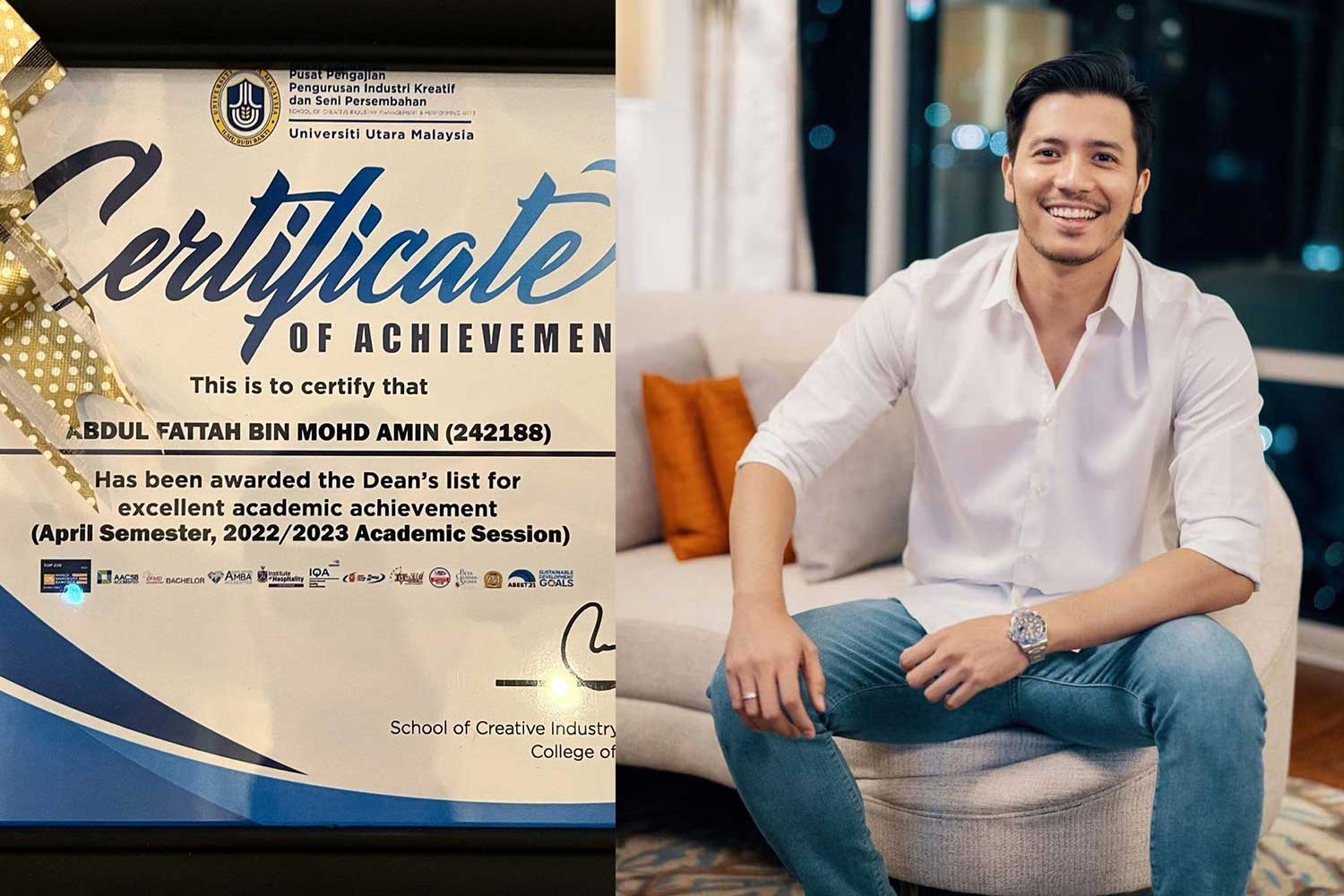 Kejayaan Fattah Amin dapat 4 flat semester akhir di UUM jadi inspirasi