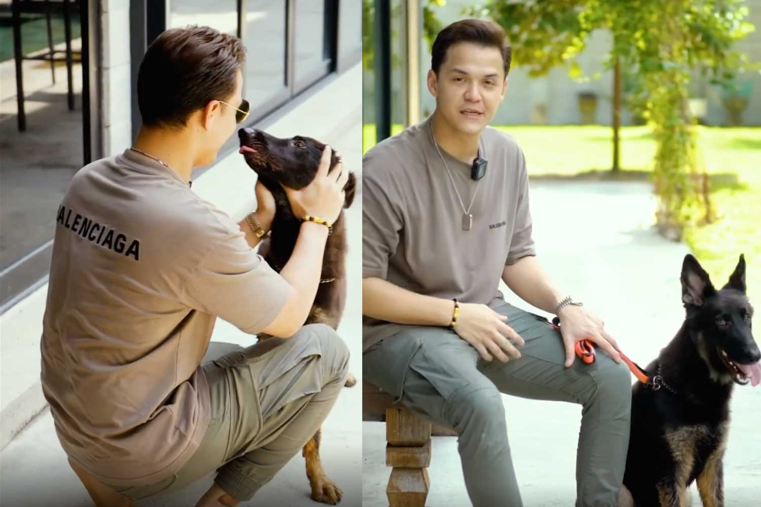 Dikecam sentuh anjing, Mas Khan dedah pakai sabun samak lepas pegang