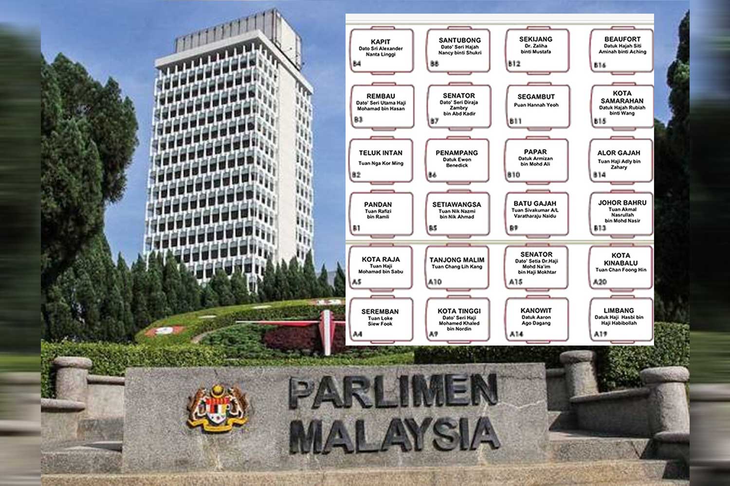 Ini Kedudukan Terkini Kerusi Ahli Parlimen Dalam Dewan Rakyat