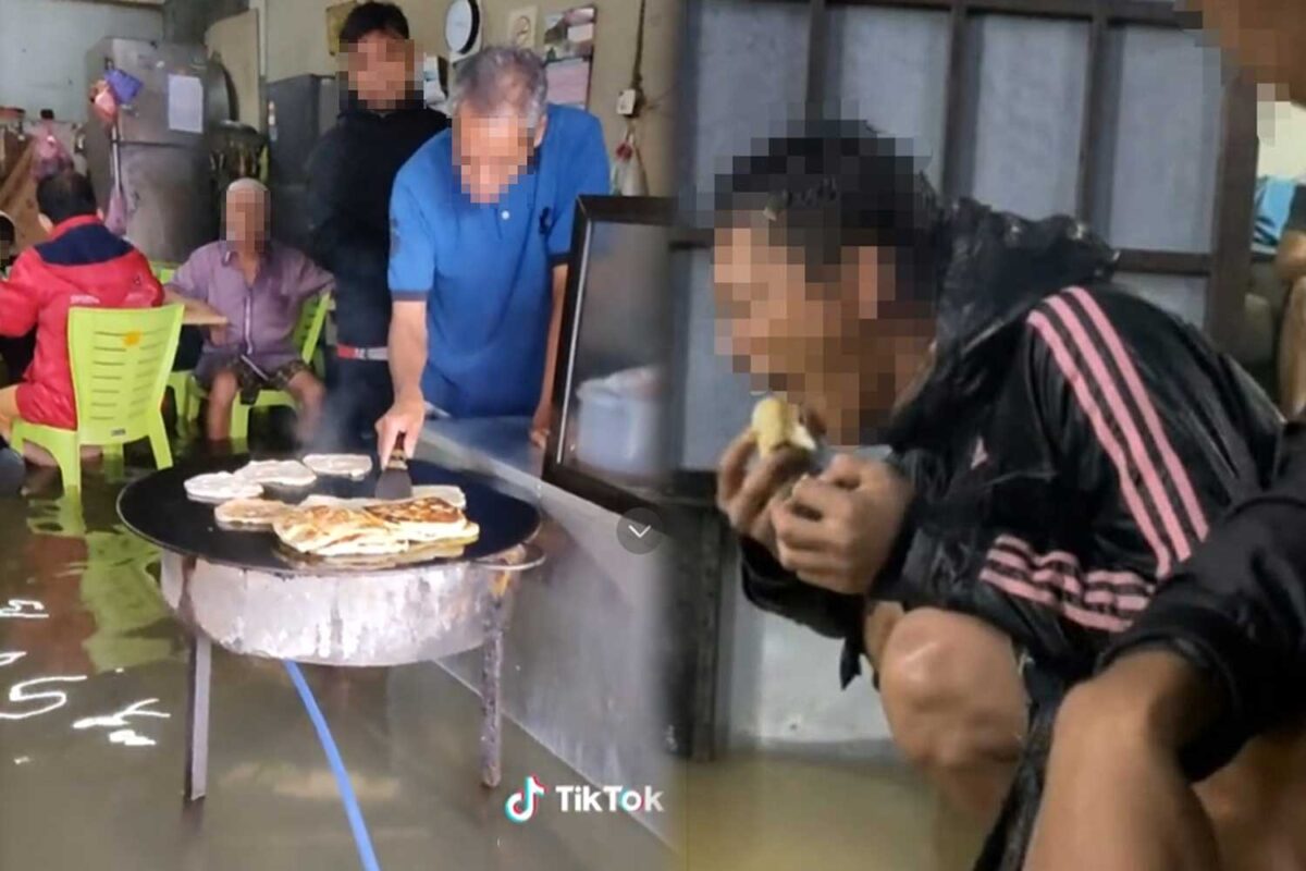 Pemuda Makan Roti Canai Cicah Kuah Air Bah Jadi Perhatian Netizen