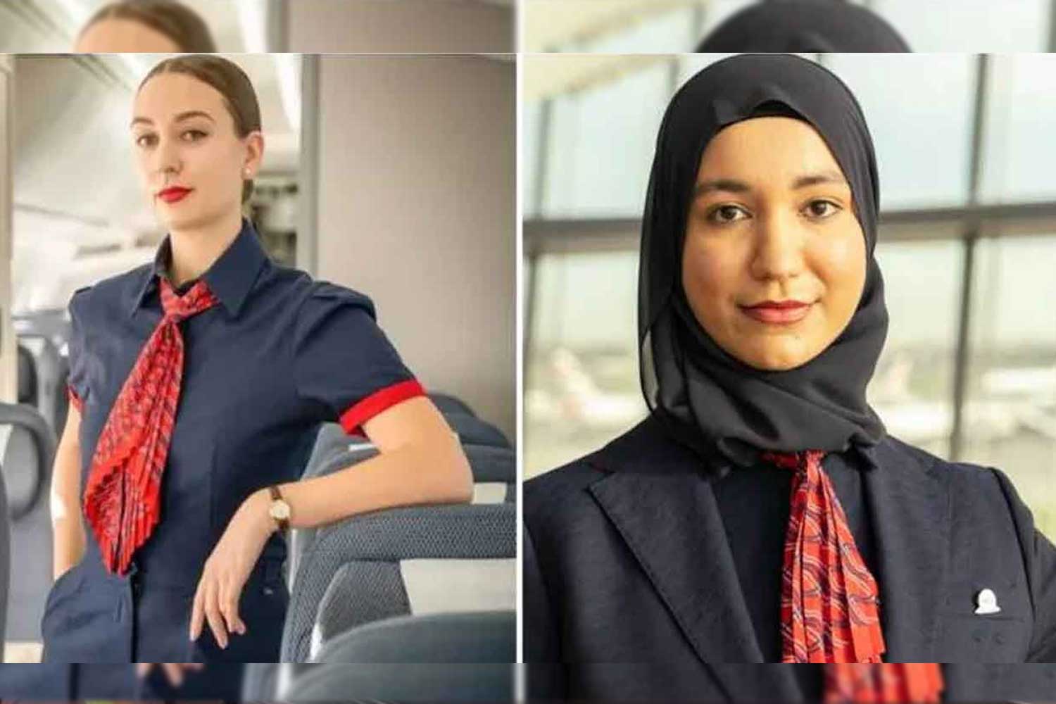 Kru British Airways dibenar bertudung