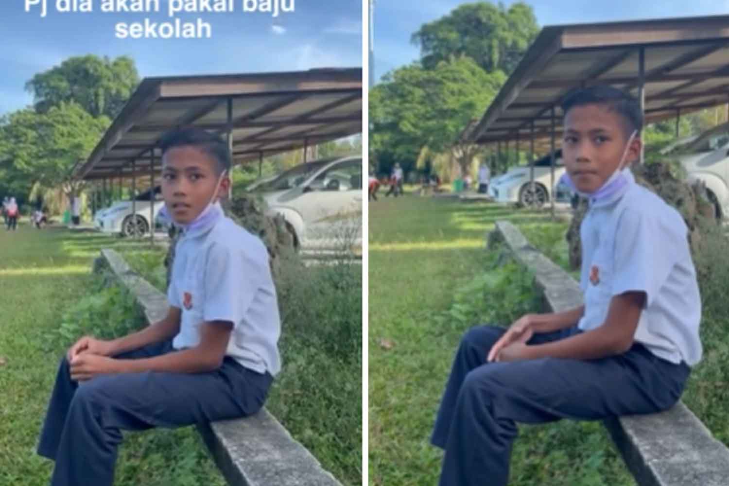 Ditanya kenapa tak pakai baju PJ, nak menangis cikgu dengar budak ni jawab